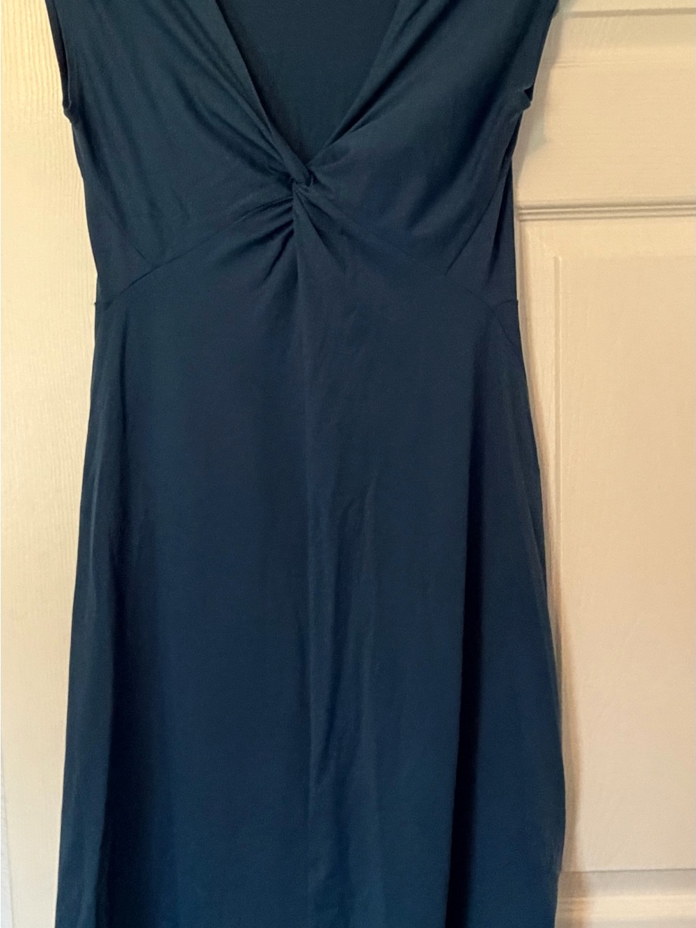 Patagonia Women's Knee-Length Dress in Deep Teal Twist-Front- Size M forTravel!